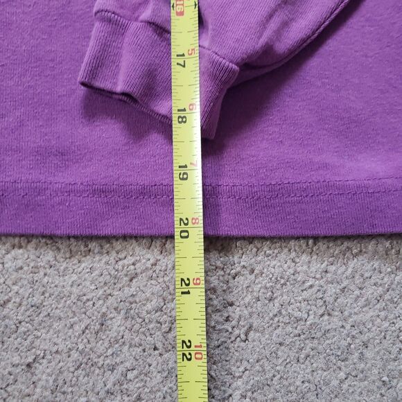 Vintage USA Made Harley Davidson Pampano Beach FL Long Sleeves Shirt Purple Sz S - Picture 6 of 7